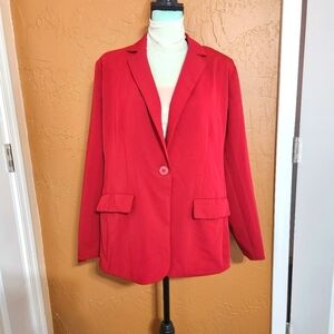 Ladies Red Dress Blazer. XXL